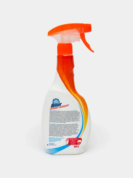 Billi Antijir Antinagar oshxona tozalagich spreyi 500 ml – yog‘ va kuygan dog‘larga qarshi