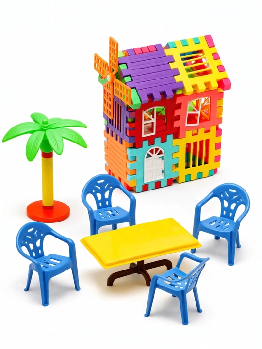 Развивающий детский конструктор Lego домик – цветная игрушка
