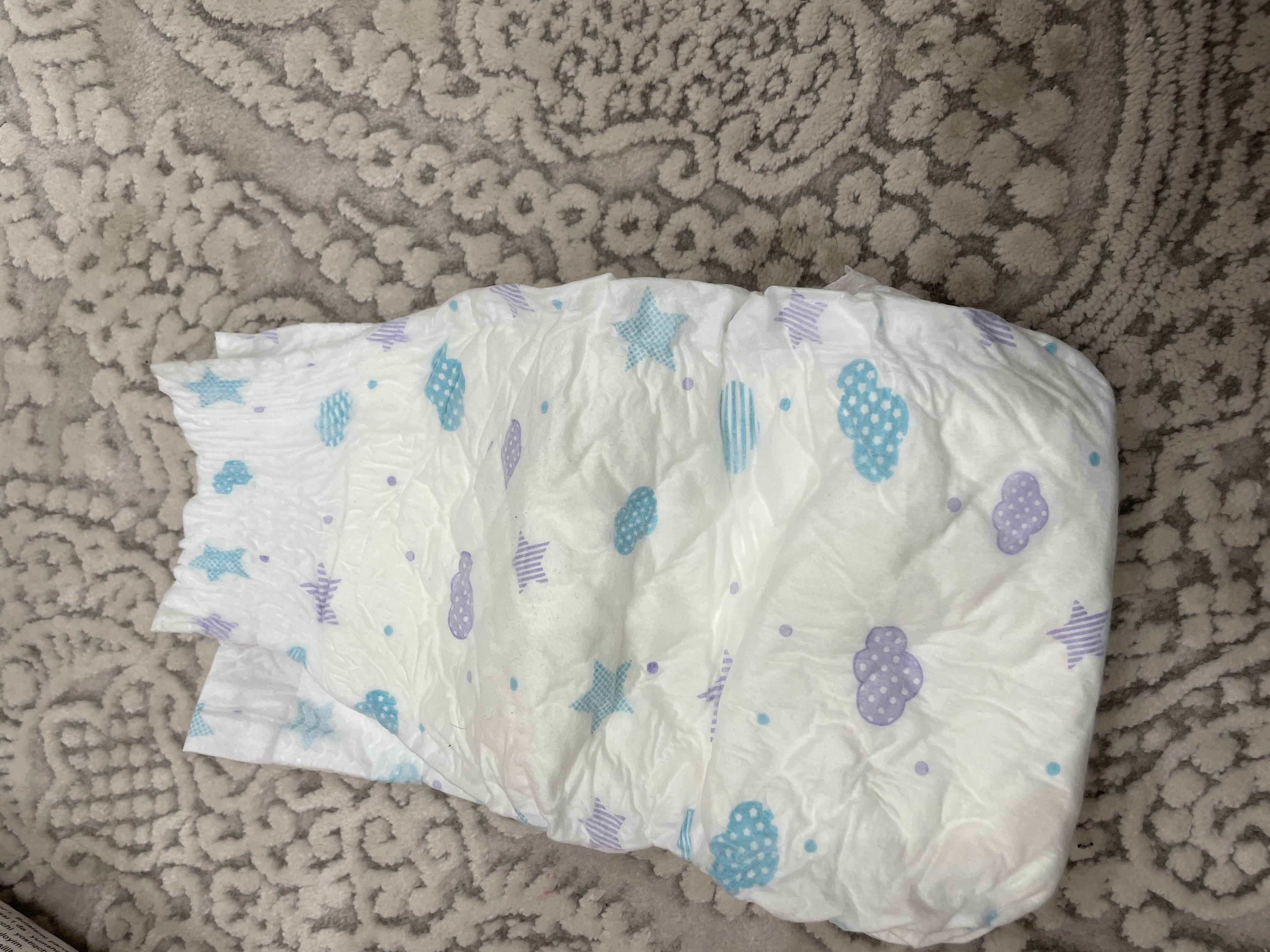 MERRYPO bolalar tagliklari, pampers, gigant qadoq, 1-2-3-4-5-6 o'lchamlar, ekonomik paket