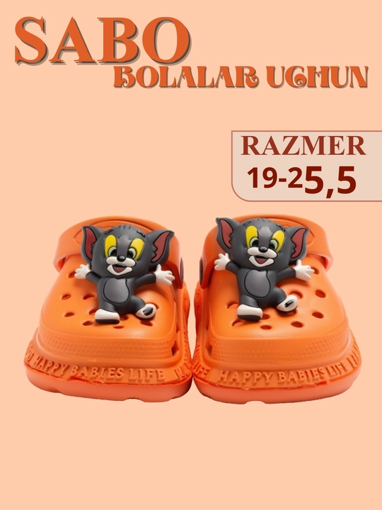 Qizlar va o‘g‘il bolalar uchun Crocs sabosi va sandallari, bolalar poyabzali - 