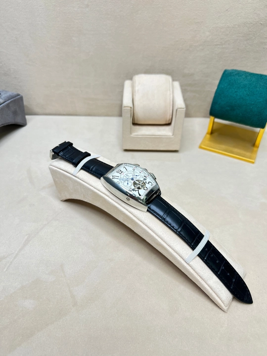 Franck Muller erkaklar mexanik qo‘l soati, skelet, sovg‘a qutisidagi soat
