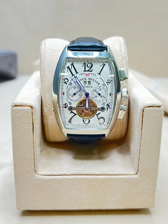 Franck Muller erkaklar mexanik qo‘l soati, skelet, sovg‘a qutisidagi soat