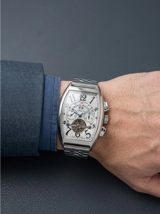 Franck Muller erkaklar mexanik qo‘l soati, skelet, sovg‘a qutisidagi soat - 