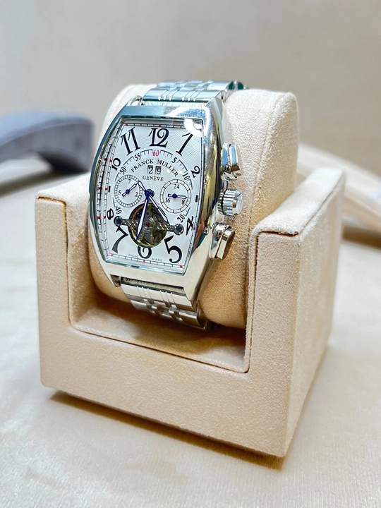 Franck Muller erkaklar mexanik qo‘l soati, skelet, sovg‘a qutisidagi soat