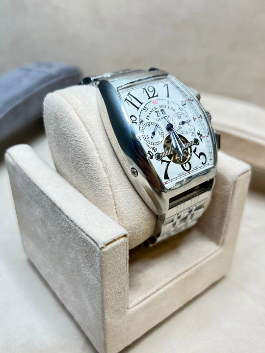 Franck Muller erkaklar mexanik qo‘l soati, skelet, sovg‘a qutisidagi soat