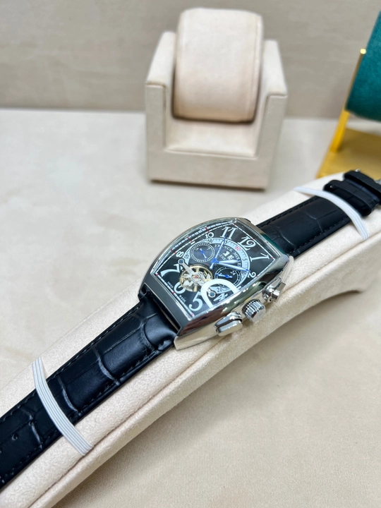 Franck Muller erkaklar mexanik qo‘l soati, skelet, sovg‘a qutisidagi soat
