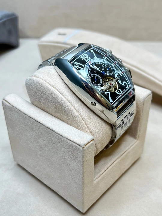 Franck Muller erkaklar mexanik qo‘l soati, skelet, sovg‘a qutisidagi soat