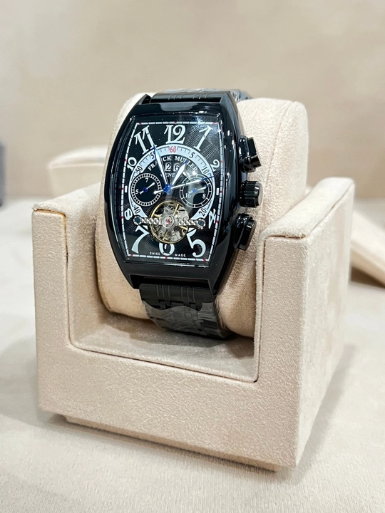 Franck Muller erkaklar mexanik qo‘l soati, skelet, sovg‘a qutisidagi soat