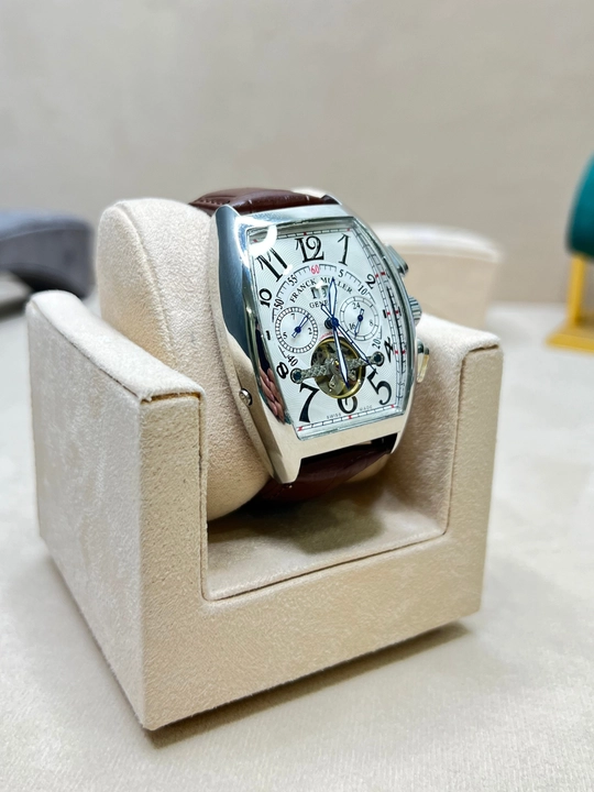 Franck Muller erkaklar mexanik qo‘l soati, skelet, sovg‘a qutisidagi soat