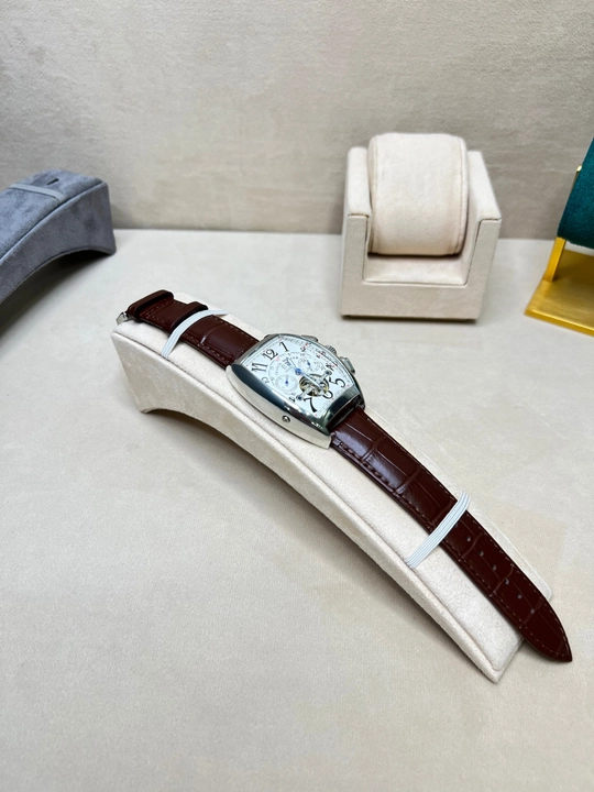 Franck Muller erkaklar mexanik qo‘l soati, skelet, sovg‘a qutisidagi soat