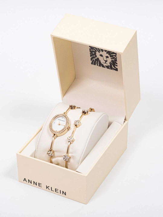 Ayollar qo'l soati Anne Klein AK5330, bilaguzuk bilan to'plam