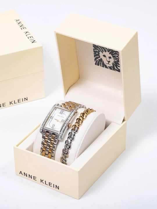 Ayollar qo'l soati Anne Klein AK3990, bilaguzuk bilan to'plam