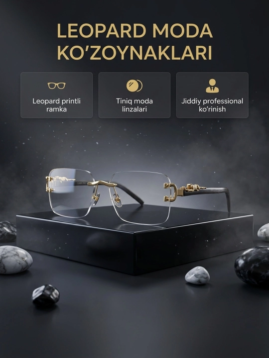Estetik va ko'zoynaklar, klassik, alyuminiydan, porlashga qarshi - 