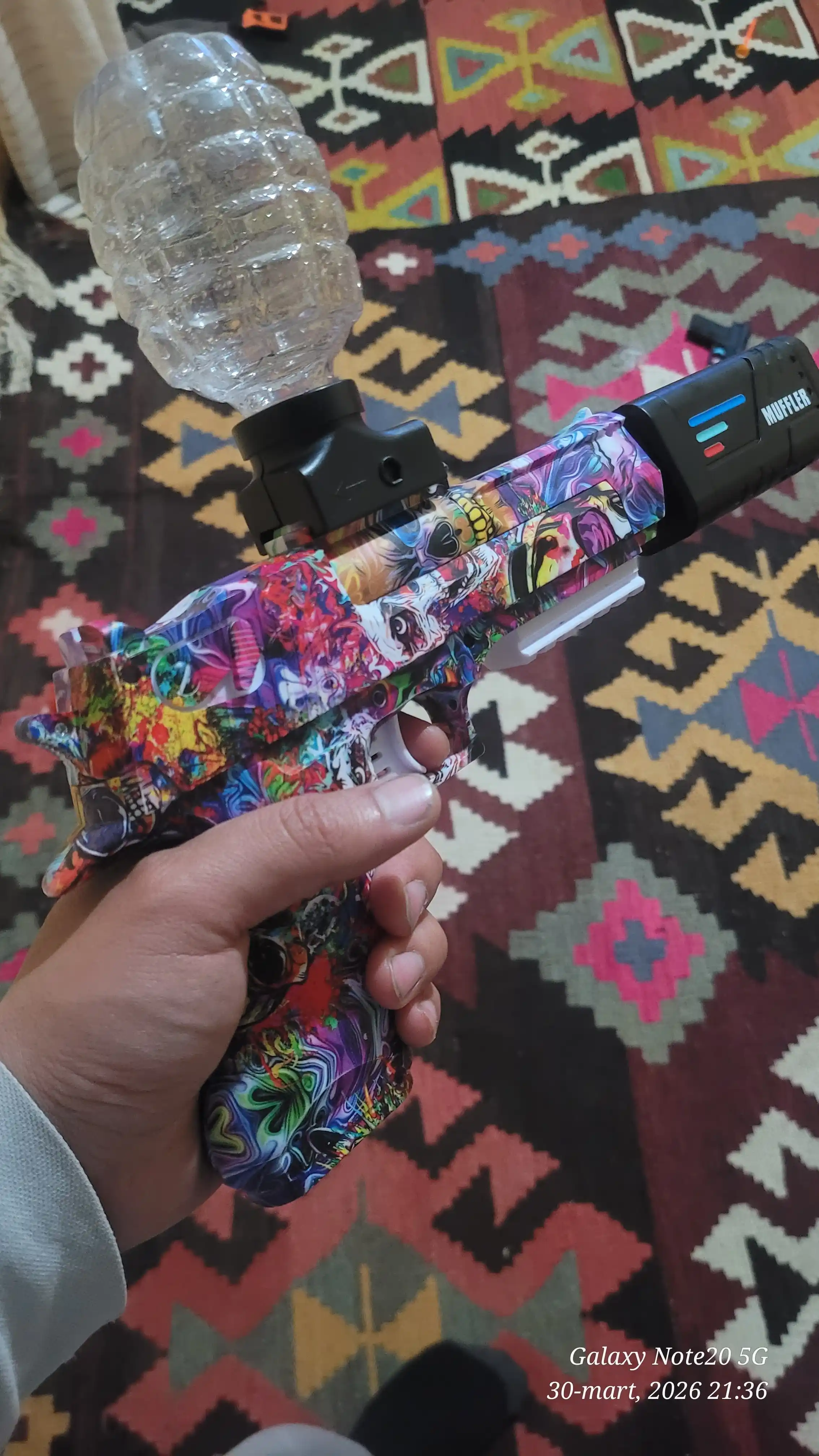 Орбизный автомат M416 — игрушечный автомат, который стреляет орбизами, 1000 орбизов
