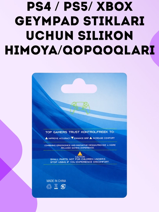 PS4 / PS5/ XBOX Geympad stiklari uchun silikon himoya qopqoqlarI