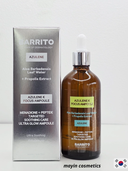 BARRITO Azulene K Focus Ampoule 100 мл успокаивающая сыворотка для лица против покраснений