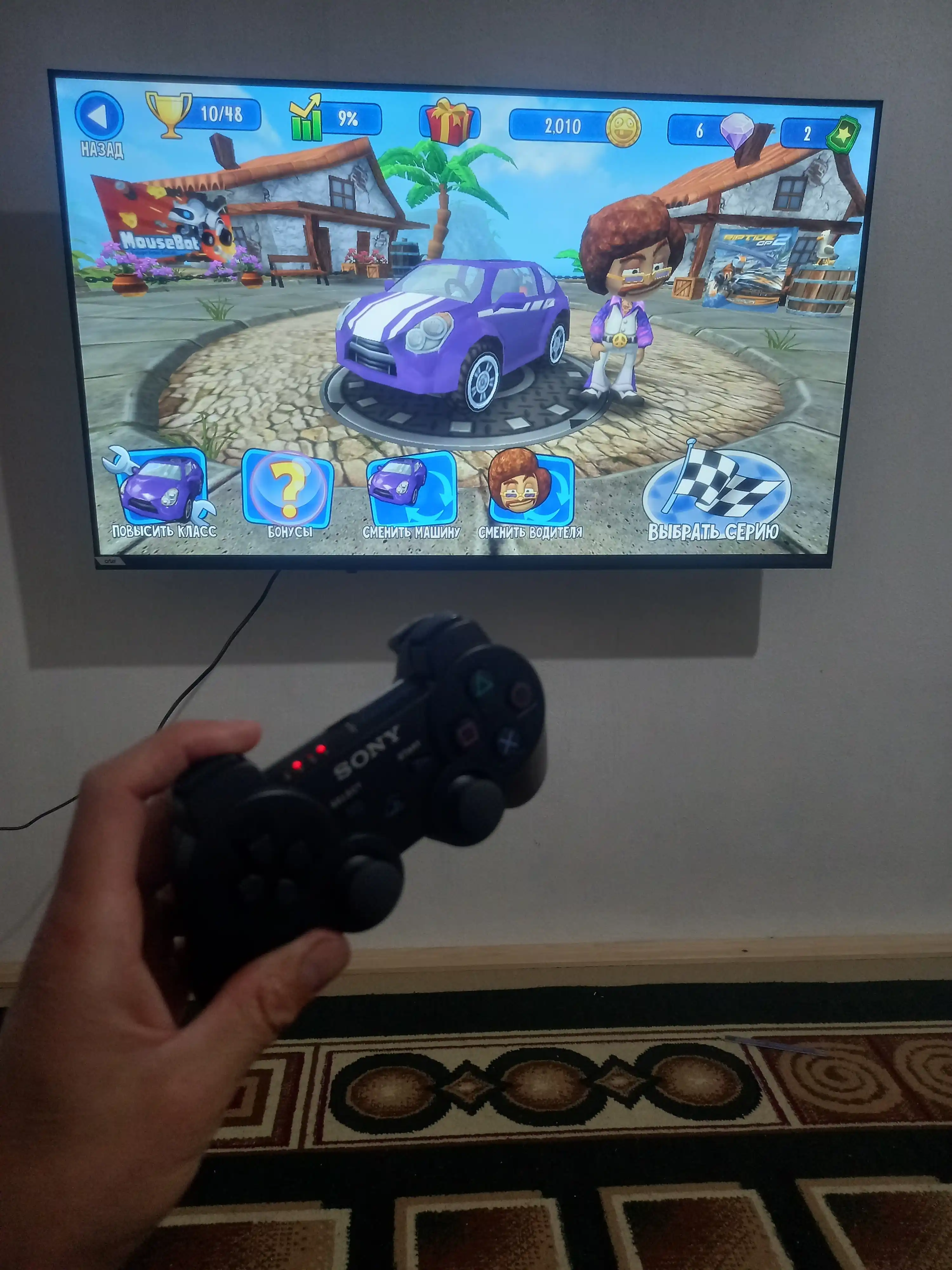 Bluetooth Joystik DualShock 3, Playstation 3 uchun kontroller, simsiz geympad