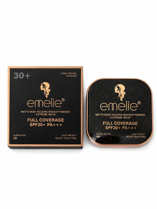 Пудра для лица Emelie BB/HD компактная Matte Powder, SPF, матовая, стойкая