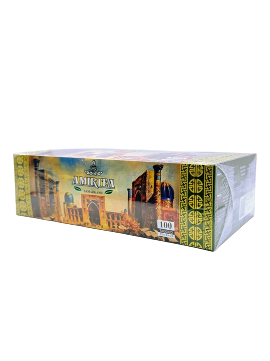 Амир чай зеленый, Китай, первый сорт, конвертик, 100 шт, 200 гр