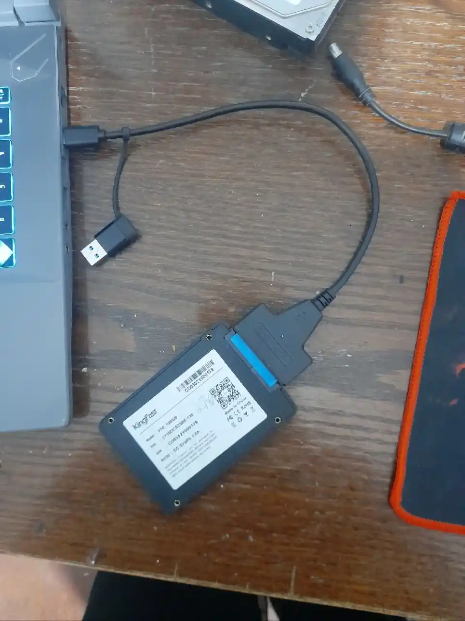 Кабель-переходник адаптер SATA-USB для SSD HDD, поддержка 2.5 дисков