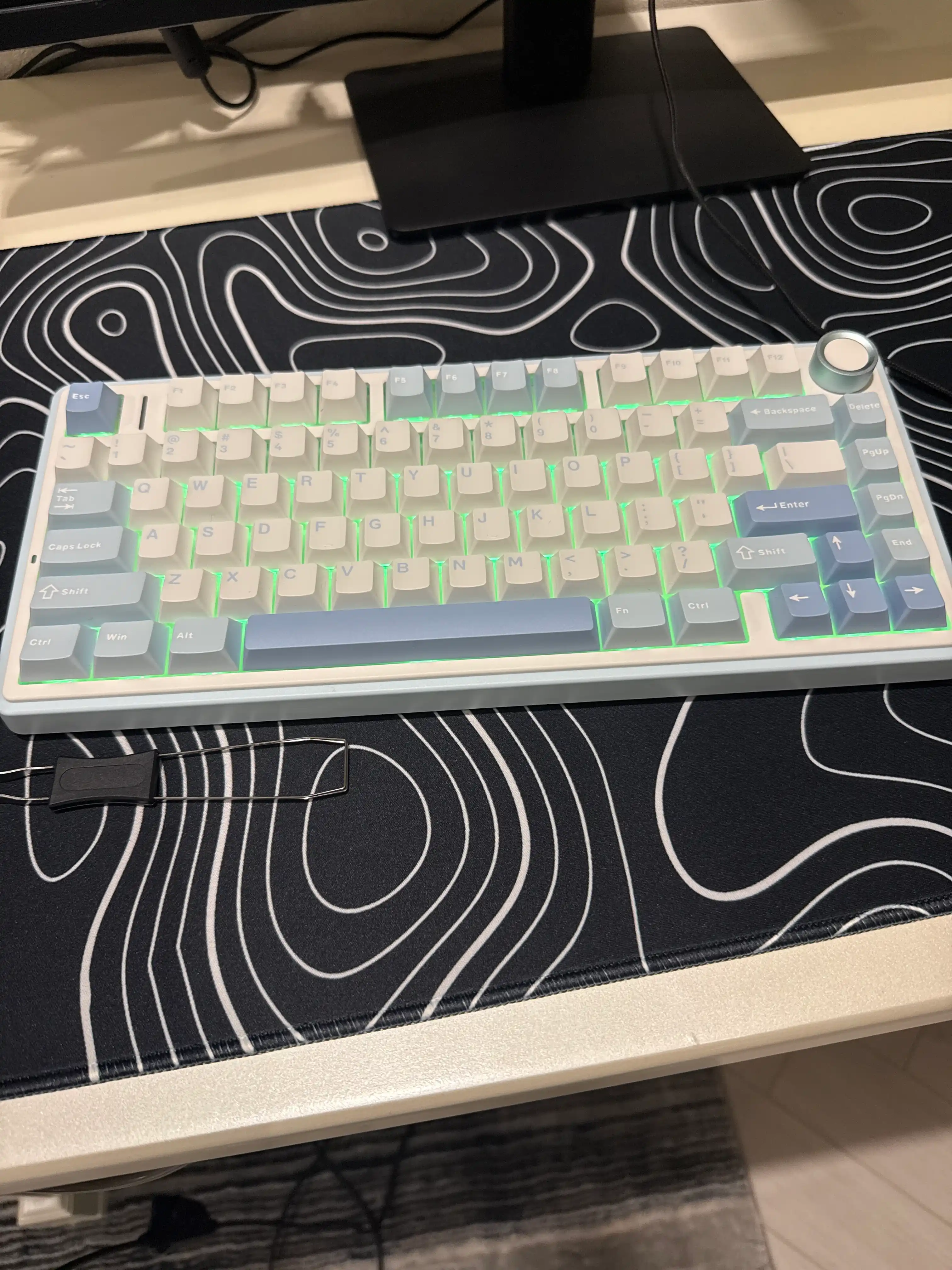 AULA F75 simsiz mexanik o‘yin klaviaturasi, 2,4 GGs/Type-C/BT5.0