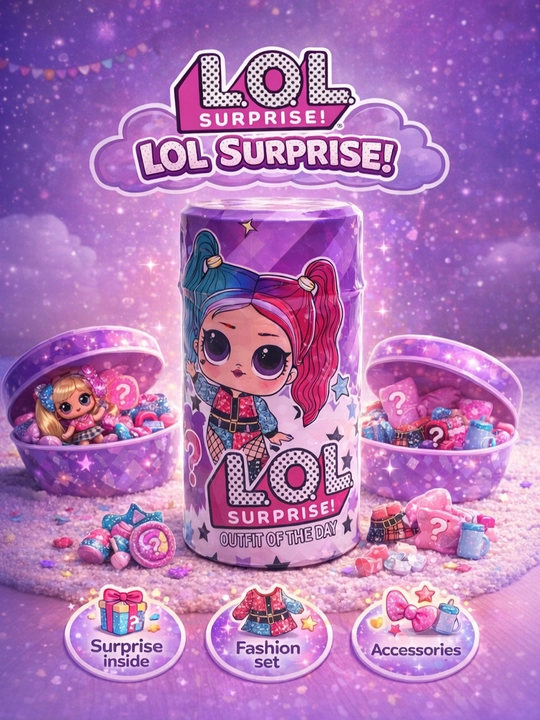 Игрушка LOL Surprise в капсуле – кукла с сюрпризом и набором аксессуаров - 
