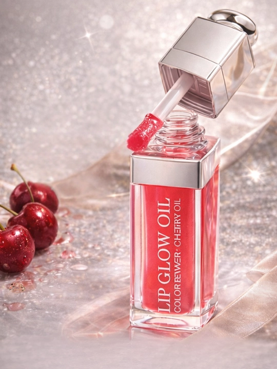 Dior Addict Lip Glow Oil 015 Cherry, блеск эффект, увлажняющее, питательное для губ