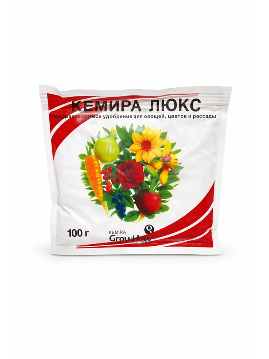 Kemira Luxsuvda eruvchan kompleks o‘g‘it – sabzavotlar, gullar va ko‘chatlar uchun (100 g)