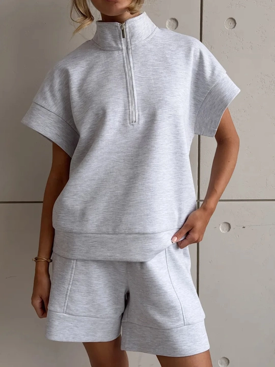 Ayol,qizlarga  futbolka shortik, ikki qismli to'plam, keng o'lchamli oversize, S, M, L, XL