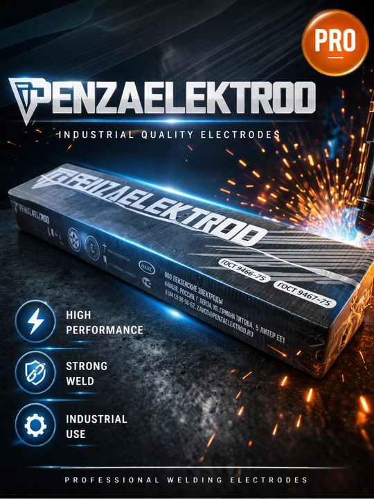 UONI 13/55 Ø4 mm payvandlash elektrodi 5 kg GOST Rossiya – professional mustahkam chok
