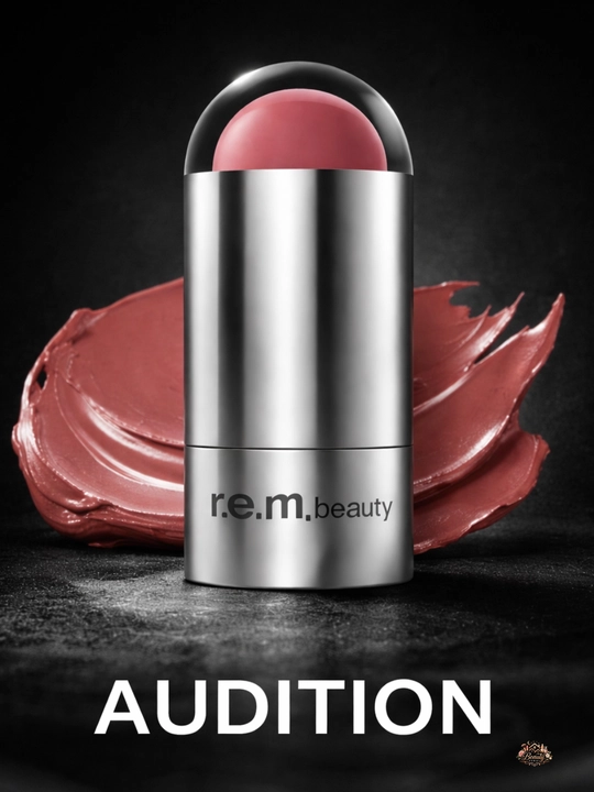 R.E.M BEAUTY Blush Audition, румяна стик, натуральный glow, нюдово-розовый, стойкие - 