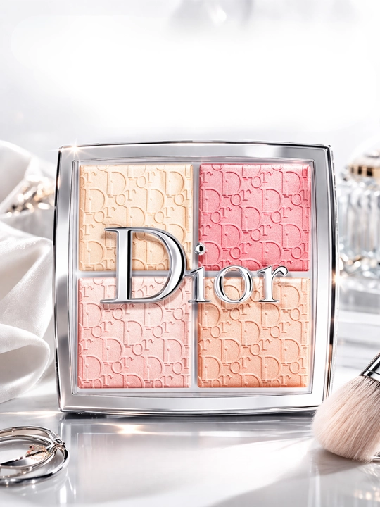 Dior Backstage Glow Face Palette 004, палетка для лица, бронзово-золотой glow, сияющий эффект - 