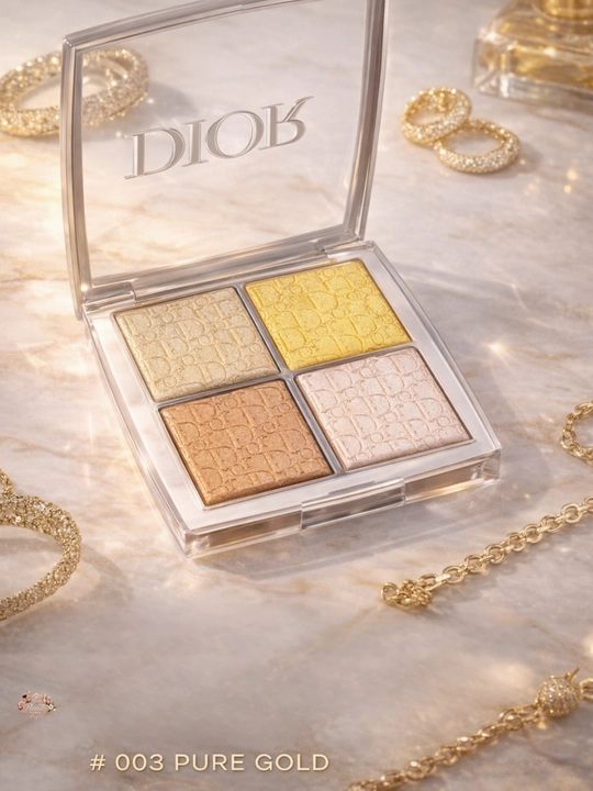 Dior Backstage Glow Face Palette 003, палетка хайлайтер, бронзер и румяна для лица