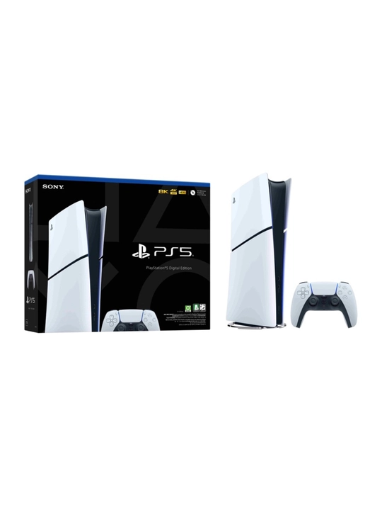 PlayStation 5 Slim Digital Edition, 825 GB, регион США, 1–4 джойстика
