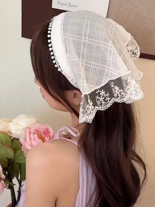 Ayollar va qizlar uchun bandana, kosinka, gipyurli romol, baska