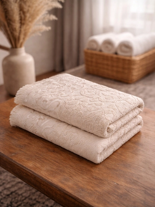 Cotton Life Полотенца для лица и ванной – 100% хлопок, дизайн Leopard