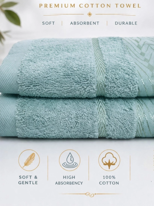 Cotton Life Полотенца для лица и ванной – 100% хлопок, дизайн Leopard