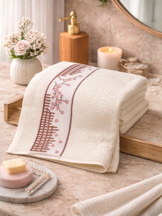 Cotton Life Полотенца для лица и ванной – 100% хлопок, дизайн Leopard