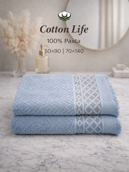 Cotton Life банные и лицевые полотенца