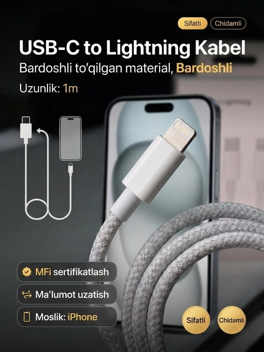 Зарядное устройство (блок) 35W USB-C, быстрая зарядка (PD)