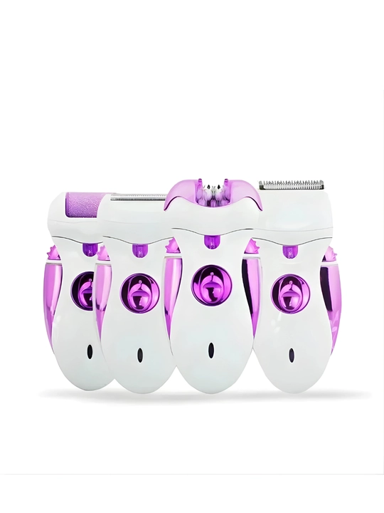 NIKAI 7668 4 tasi 1 da simsiz epilator – trimmer, britva va pedikyur to‘plami