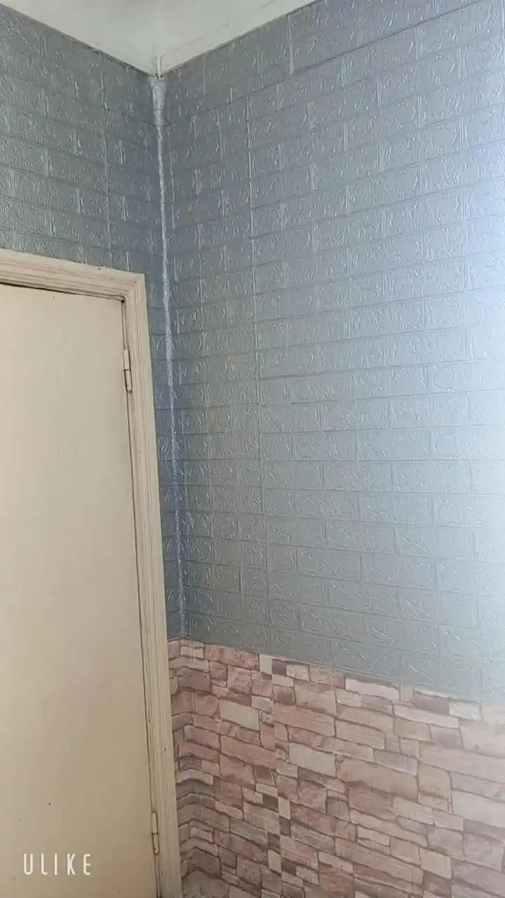 Devor uchun varaqli panellar, o‘z-o‘ziga yopishuvchi, plitka uslubida 3D oboy