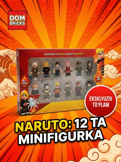 Набор фигурок совместимых с LEGO — герои любимых вселенных — УХТЫ-008-ОРАНЖ