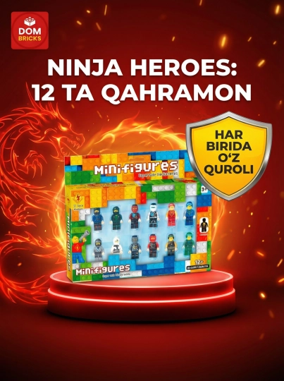 Набор фигурок совместимых с LEGO — герои любимых вселенных — УХТЫ-008-МЕНТОЛ