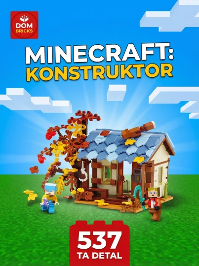 Конструктор Minecraft My World – Дом на воде, совместим с LEGO