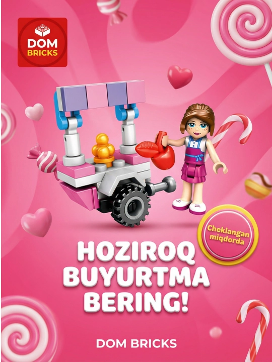 Malika konstruktori, har bir g‘ishtdagi orzular