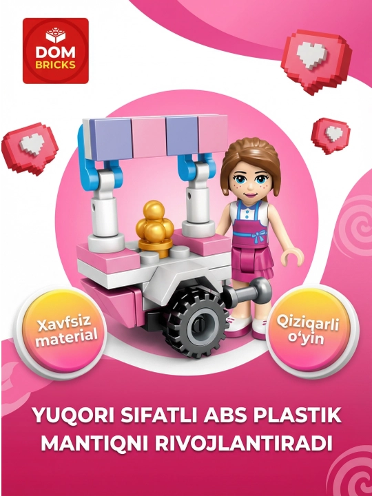 Malika konstruktori, har bir g‘ishtdagi orzular