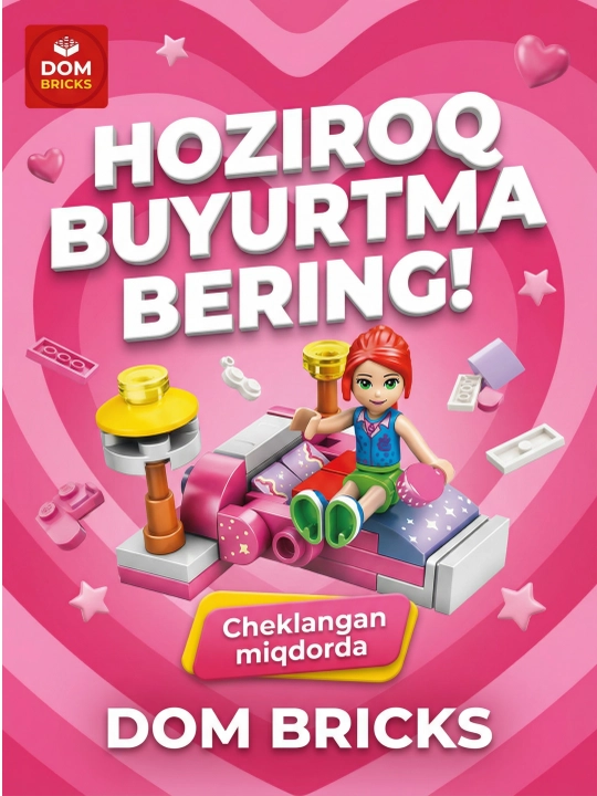 Malika konstruktori, har bir g‘ishtdagi orzular