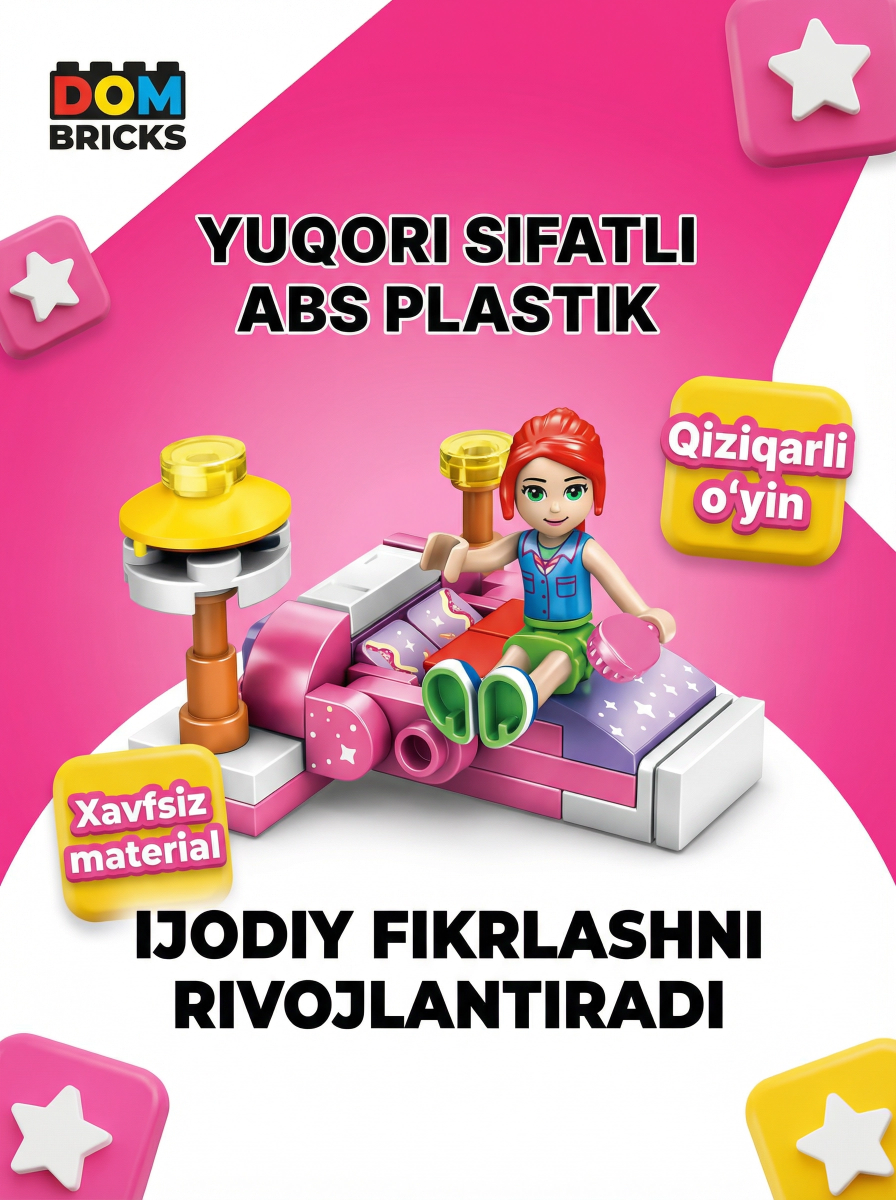 Malika konstruktori, har bir g‘ishtdagi orzular