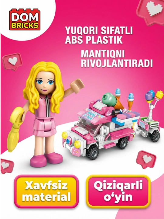 Malika konstruktori, har bir g‘ishtdagi orzular